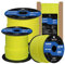 Abma Cord Paracord 3mm 15M 100% Nylon Seil Paracord 425 Typ II Schnur mit 3 Kern für Basteln, Camping, Survival - Max. 192kg (425lbs) - Neon Gelb