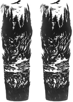 RLVYTA Fourche de Moto Caches de Fourche Moto Autocollant tête de Mort pour Fourche Avant de Moto, Compatible avec Harley, Honda, Yamaha, Kawasaki et Suzuki(C)