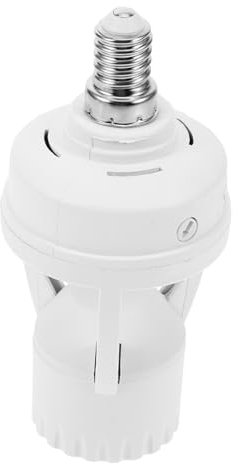 Sewroro 1 pièce Douille Détecteur de Mouvement Adaptateur Pratique pour Ampoules pour Maison Écoles Restaurants et Hôtels