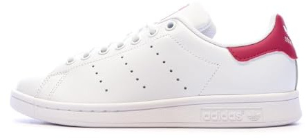 adidas Baskets Blanches/Roses Fille Stan Smith