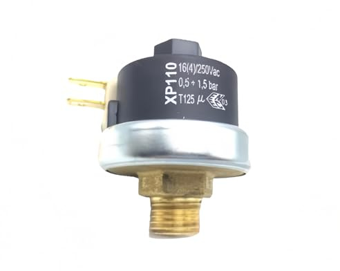 Universeller XP110-Druckschalter For Kaffeemaschinen, 0,5–1,5 Bar, Dampfdruckschalter, Kompatibel Mit Philips Saeco Und Gaggia Kaffeemaschinen Von 1/4 BSPT 2-Punkt 13 Mm Gewindeschnittstelle,