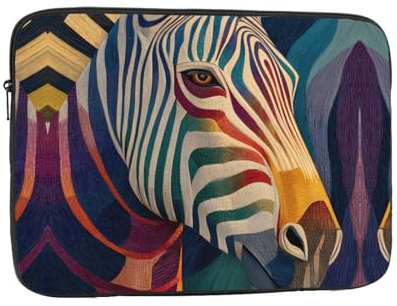 WHJSHOP Abstract Zebra Prints Portable Shockproof Laptop Sleeve Case for Men and Women Business Travel, and Office Daily Use