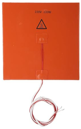 ZDETGU Lit Chauffant Dynamique en Silicone pour Imprimantes 3D, Système 750w 310x310mm (220v 200w 200 * 200mm)