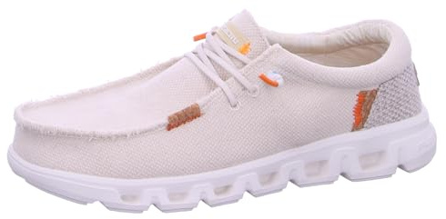 Fusion Leinenschuh Beige in Größe 41