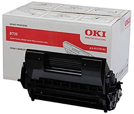 OKI 1279101 B720 Tonerkartusche Standardkapazität 20.000 Seiten, schwarz