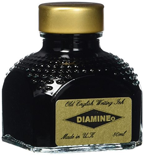 Diamine Fountain Pen Ink Bottle, 80ml, Steel Blue