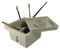 Royal & Langnickel Square Brush Basin, Brown, Large