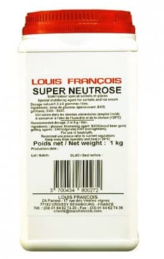 Super neutrose - louis francois - stabilisateur special sorbet et glace - 1kg