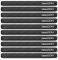 deleyCON 10x Klett Kabelbinder 15cm Klettband 12mm Breit Kabelmanagement Kabelorganizer Klettkabelbinder Klettverschluss Schwarz