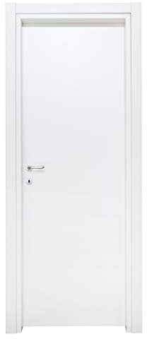 Kimono Porte Interne a Battente Ecodoor 2.0, Laminato Bianco, Destra (210x80)