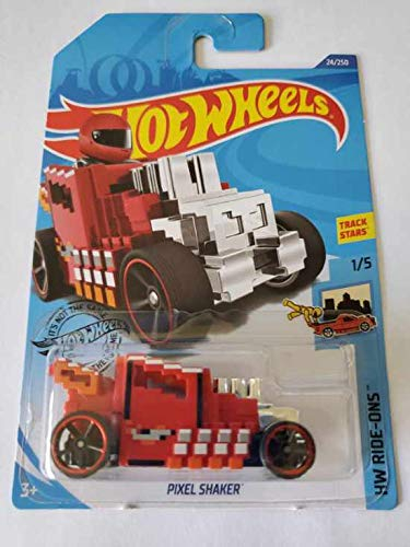 Hot Wheels Pixel Shaker 24/250 Rouge, Voiture Ride-On, Enfants (Garçons et Filles), Unisex, 3+