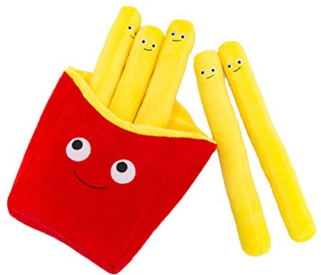 Aideal Plüschtier mit Chips, Plüschtier, Spielzeug, Kissen, Spielzeug, Geschenk, Dekoration für Erwachsene für Kinder (30 cm)