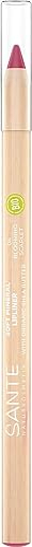 SANTE Naturkosmetik Soft Mineral Lipliner 04 Blooming Scarlet, Lippenkonturenstift, Samtweiche Textur, 1, 14g