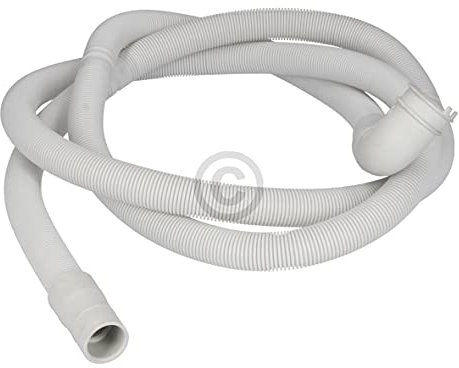 eVendix Tuyau de vidange en Plastique Gris 2,4 m