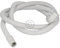 eVendix Tuyau de vidange en Plastique Gris 2,4 m