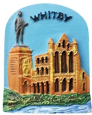 3D Whitby England UK Fridge Magnet Souvenir Gift Craft Home Kitchen Decor Magnetic Sticker