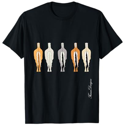 Fjord Falben Rotfalbe, Graufalbe Norwegisches Fjordpferd T-Shirt