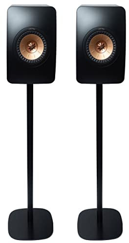 Vebos Paire de pieds KEF LS50 noirs - Qualité supérieure pour une expérience sonore optimale dans chaque pièce - Ici, vous pouvez placer votre KEF LS50 partout