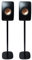 Vebos Paire de pieds KEF LS50 noirs - Qualité supérieure pour une expérience sonore optimale dans chaque pièce - Ici, vous pouvez placer votre KEF LS50 partout