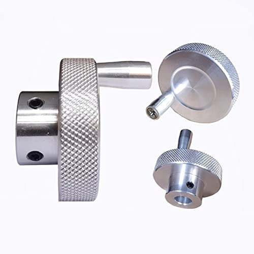 NA Aluminum Alloy Mini Handwheel Mechanical Hand Wheel 50mm (50X6mm) for Lathe/Miller