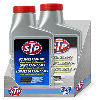 STP Pack Radiadores Coche - Tapafugas radiadores + Limpiador de radiadores - Sella de forma permanente las fugas y limpia el sistema de refrigeración de los radiadores