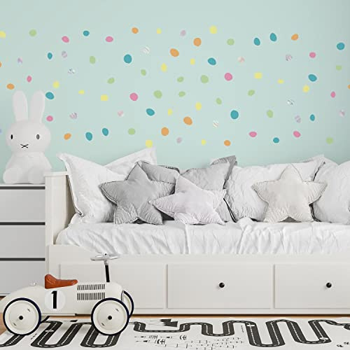 WALPLUS Dalmatian Polka Dot Wall Stickers for Kids Nursery, Bedroom Decor, Playroom, & Classroom