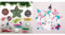 Baker Ross AX383 Pailleten-Weihnachtskugel-Set, 10 Stück, machen Sie Ihren eigenen Weihnachtsbaumschmuck & AT160 Weihnachtskugeln Mix & Match Schneemann (6 Stück)