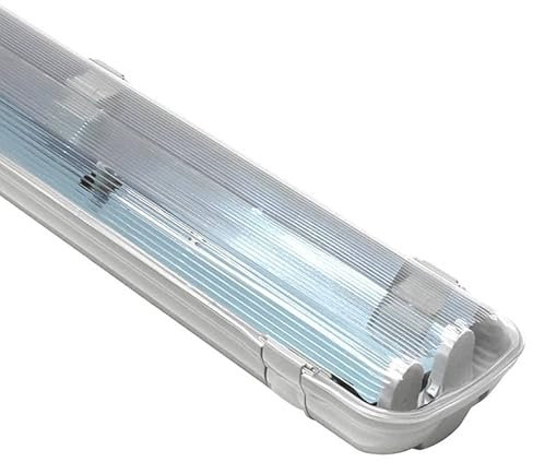 ledbox Pantalla Estanca para 2 Tubos LED T8 de 120cm