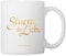Spreadshirt Sturm Der Liebe Logo Gold Textur Tasse, One size, Weiß