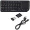 Agatige Tastiera Ultra Mini, Touchpad Wireless da 2,4 GHz Tastiera Retroilluminata USB Ultra Mini Ricaricabile per Computer PC Desktop Laptop