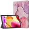 HoYiXi Hülle für Fire HD 10 & Fire HD 10 Plus 13. Generation Version 2023 Slim Leder Tri-Fold Abdeckung mit Stand Schutzhülle - Rosa Marmor