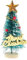 Hilai Puppenhaus Zubehör, Puppenhausmöbel, Mini Weihnachtsbaum, 1:12, Puppenhaus Miniatur Weihnachtsbaum, Miniatur Szenenmodell für Weihnachtsfeier und Puppenhaus Dekoration