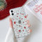 ZTOFERA Weihnachts-Handyhülle für iPhone 11, 15,5 cm (6,1 Zoll), transparent, niedliches Frohe Weihnachten, transparent, harter PC + TPU-Stoßdämpfer, stoßfeste Schutzhülle, Weihnachts-Kaffee