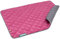 Doctor Bark Hundedecke Fleece Wendedecke - Flauschige, robuste Hundematte für größere Hunde - Liegedecke, waschbar bis 95°C (Pink/Hellgrau, L - 100x80 cm)
