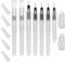 Scettar Lot de 7 pinceaux à l'aquarelle, avec réservoir remplissable, pointe fine/moyenne/grande, aquarelle stylos pour peinture crayons de couleur