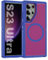 Tuvror Cover Magnetica per Samsung Galaxy S23 Ultra, Compatibile con MagSafe, Antiurto Polvere Goccia, Protezione Militare, Custodia Magnetica per Samsung Galaxy S23 Ultra, rosa/blu