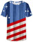 Herren-Sommer-Top, Shirt, Workout-T-Shirt, Tops, Bluse, Herren, USA-Flagge, amerikanisches Patriotisches T-Shirt, kurzärmelig, 4. Juli, Straßensoldat, patriotisches Hemd, Druck, T-Shirt, Mappe, weiß,