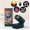 KUMIAN Projector Lights, Led Decorat Halloween Projector Night Light Usb Recharable Earth Moon Wall Project Atmosphere Lamp Bedroom Photo Props,Party Garden Wall