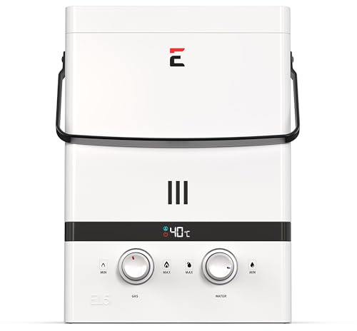 Chauffe-eau instantané portatif d'extérieur Eccotemp Luxé 5 LPM, 37 mbar
