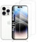 Hhfcryst Vetro Temperato per iPhone 14 Pro, 2 Pezzi Pellicola Protettiva, HD Trasparente, Senza Bolle, Durezza 9H, Anti Graffio