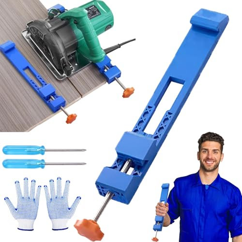Guida regolabile di base per macchina da taglio, guida per sega circolare, morsetto di fresatura per sega circolare, morsetto guida per sega circolare, per attività di taglio e fresatura di precisione