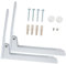 Ciieeo 2 Estantes Retráctiles para Horno Microondas Soporte Extensible para Montaje en Pared