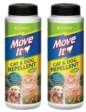 DIOXSTAR Cat & Dog Move-It Repellent Powder, Pleasant Smell, Compact And Portable, Easy To Use, Portable And Lightweight, Indoor And Outdoor Pest Control (Pack of 2)