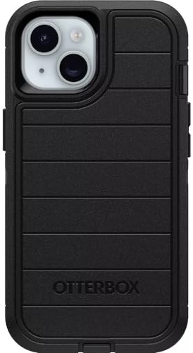OtterBox iPhone 16e (Only) - Defender Series Case - Black - Case Only - Rugged & Durable - with Port Protection - Microbial Defense Protection