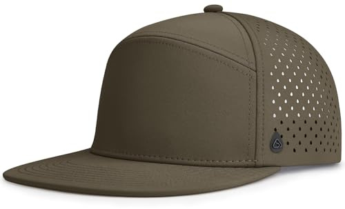 AOPREL Baseball Cap Herren mit Flacher Krempe Wasserabweisend & Atmungsaktiv| Verstellbar Mit Klettverschluss Streetwear Snapback Basecap für Outdoor & Alltag