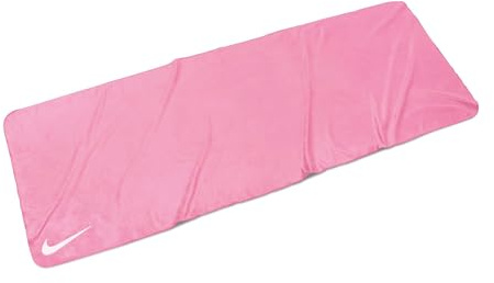 NIKE Yoga Towel Yoga Handtuch Fitnessmatte Handtuch Training rutschfest, Peony/Pink Foam, One Size