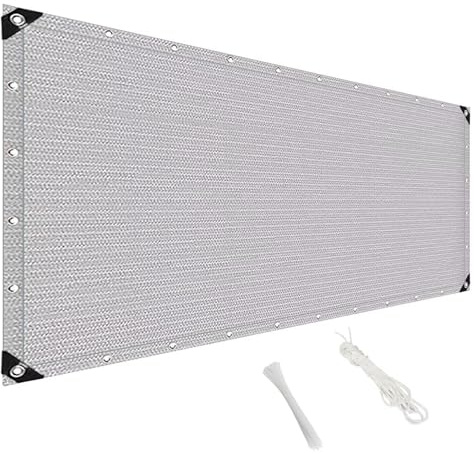 MAODUZI Beschattung Gewächshaus 100x140cm, Sonnenschutz für Gewächshaus Atmungsaktives Sonnensegel Wohnwagen mit ÖSen für Garten, Außen, Pflanzen - Grau
