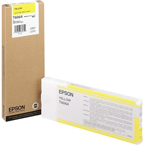 Epson T6064 Tintenpatrone, Singlepack, gelb C13T606400 standard