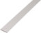 Alberts 473020 Profilé plein plat | aluminium, anodisé, couleur argent | 1000 x 20 x 2 mm