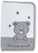 Protège Carnet de Santé Bébé Ourson - Velours Doux - Cadeau Naissance - Mixte Garçon et Fille